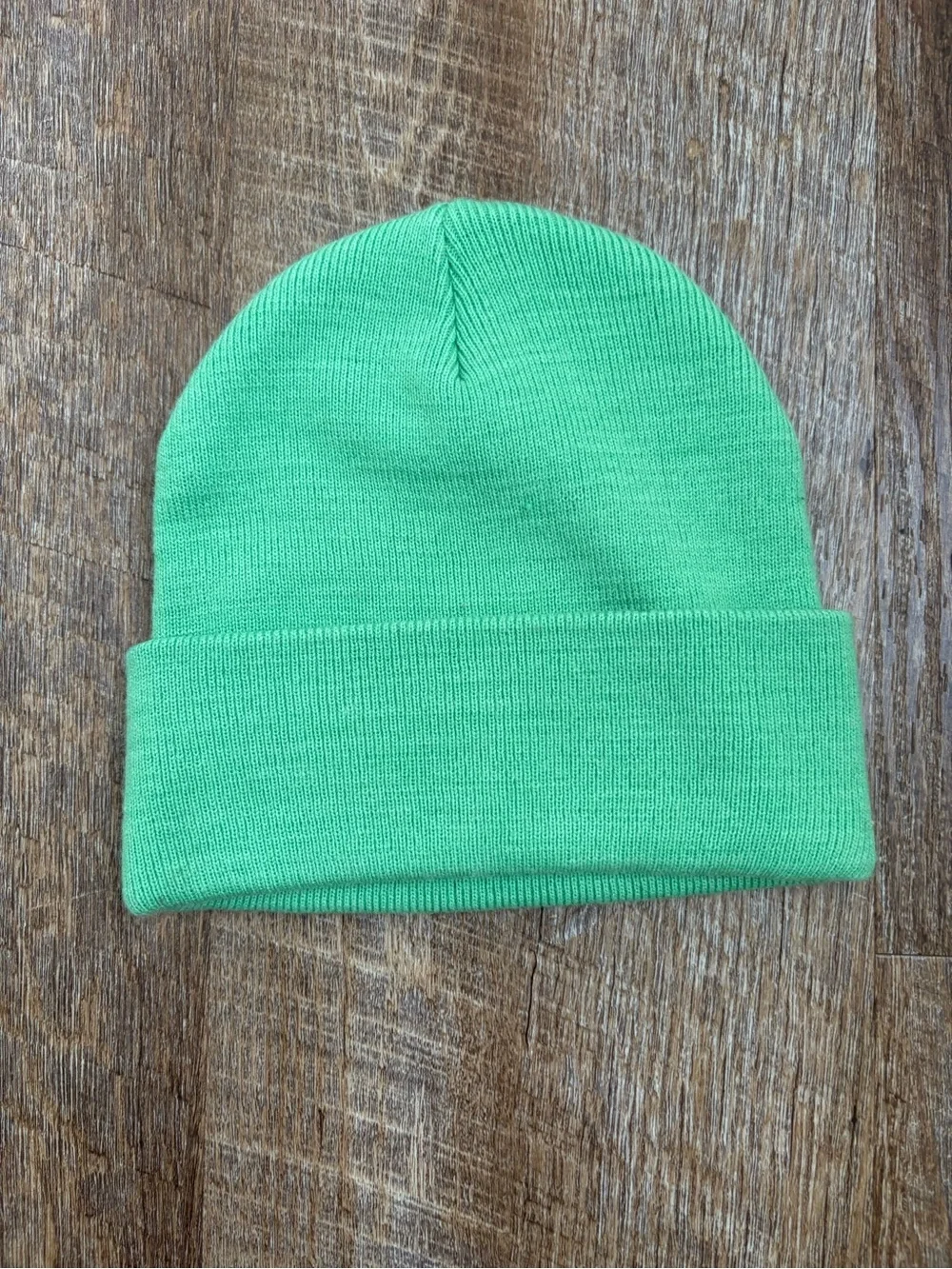 Monki Kids Bright Green Knit Beanie